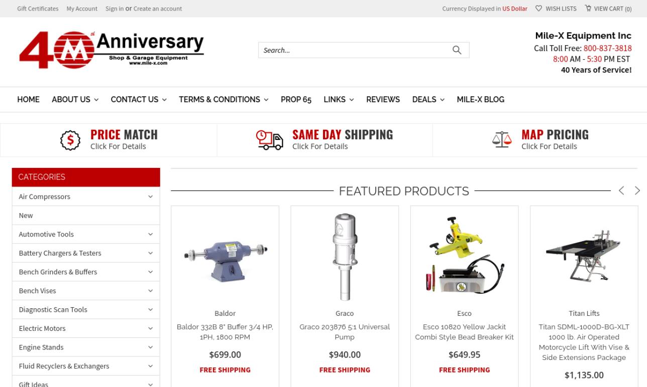 MileX Equipment, Inc. Hose Reels